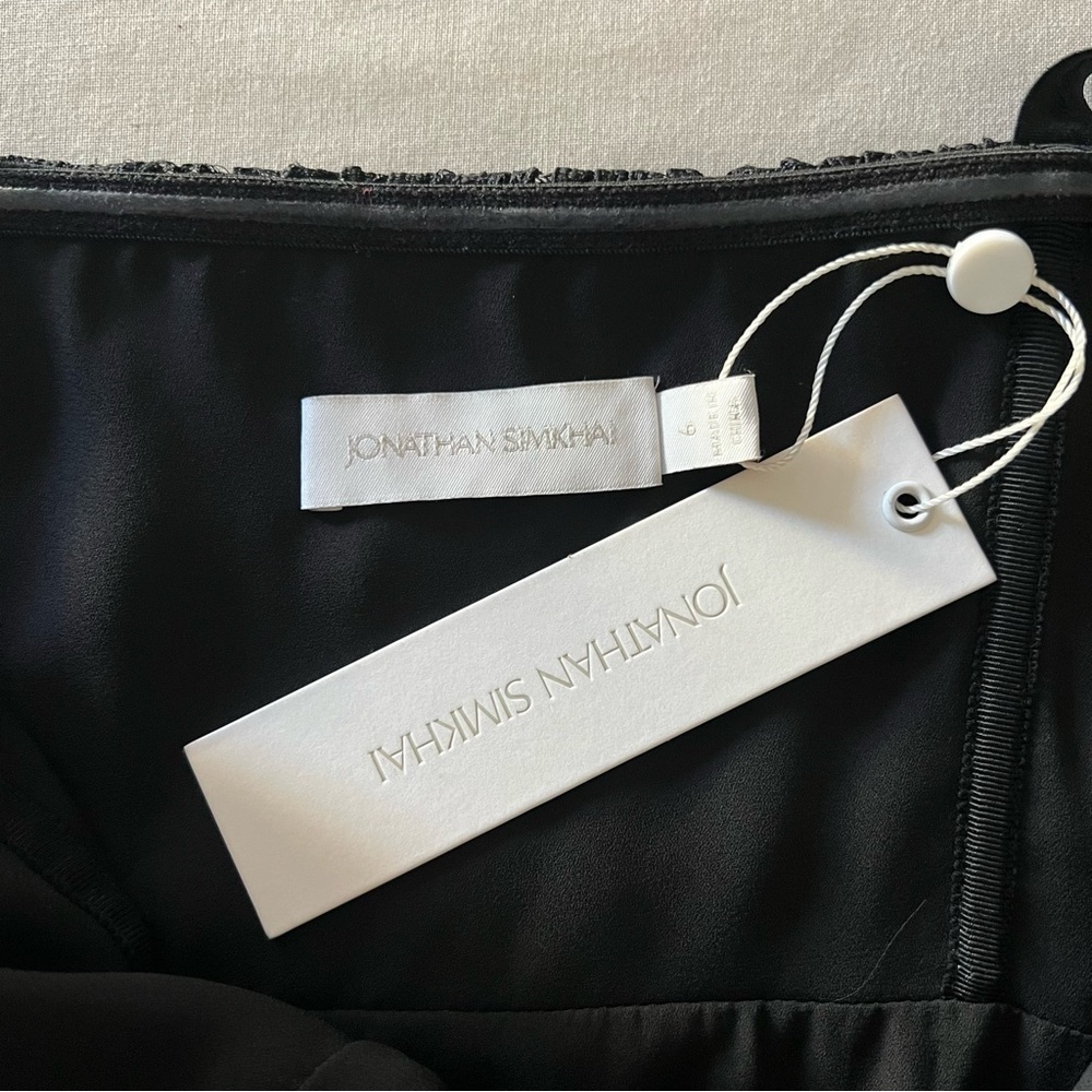 Jonathan Simkhai Bonnie Dress in Black - Picture 12 of 16